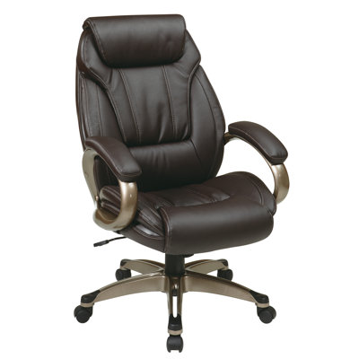 Office Star Products Work Smart Eco Leather Executive Chair