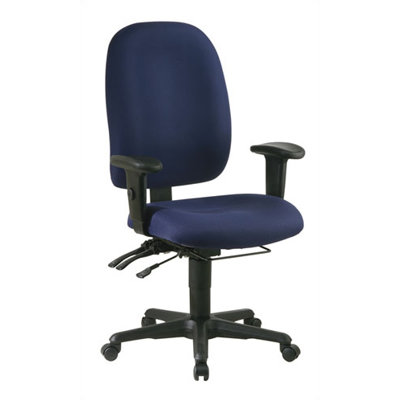 Office Star Products Mid-Back Ergonomic Office Chair with Arms