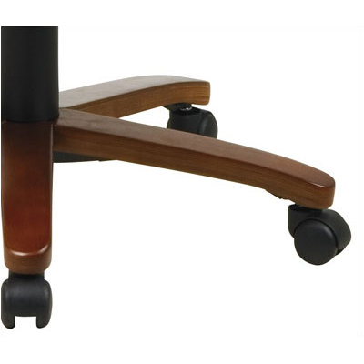 Office Star Products Leather Office Chair with Arms