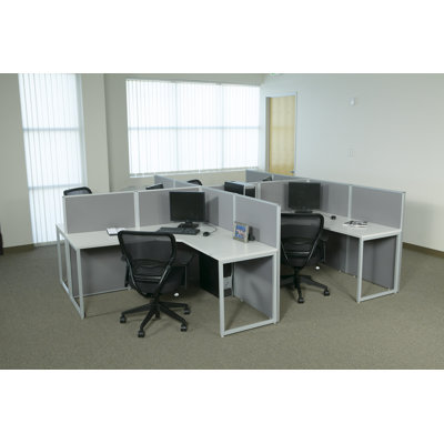 Office Star Products Box Office Typical Six Configuration Computer Workstation