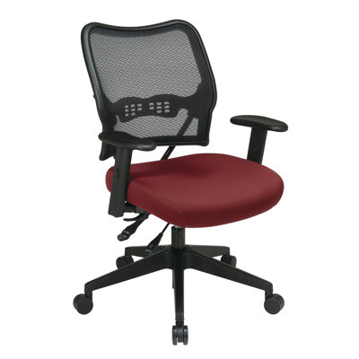 Office Star Products AirGrid Back and Fabric Seat Space Seating Deluxe Office Chair