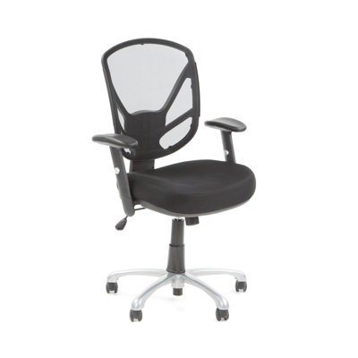 Office Star Products Screen Mid-Back Office Chair with Arms