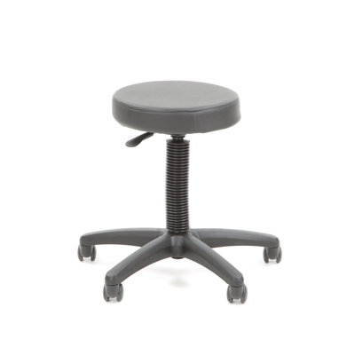 Office Star Products Backless Drafting Chair with Nylon Base