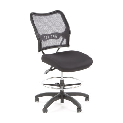 Office Star Products Height Adjustable Drafting Chair with Footring