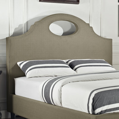 Key Hole Queen Upholstered Headboard by Powell Furniture -image