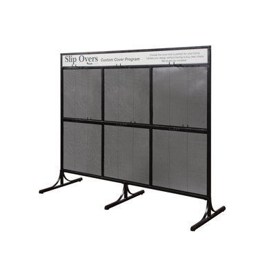 Powell Furniture Classic Seating Slipcover Display Rack in Matte Black