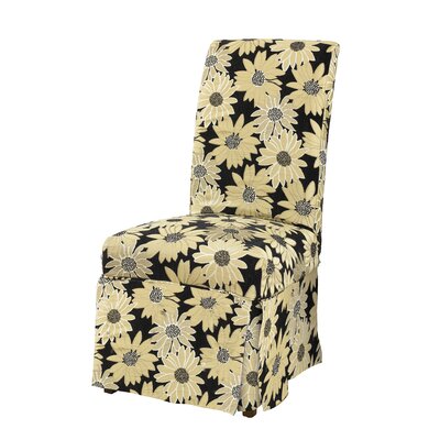 Parson Chairs on Powell Parson Chair Skirted Slipcover   Wayfair