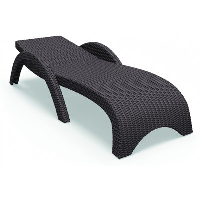 Compamia Miami Resin Wickerlook Chaise Lounge