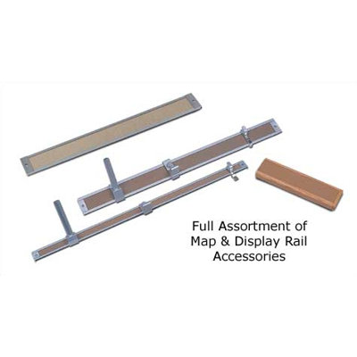 Marsh 1-2" Aluminum Map Rails - 3 Pack