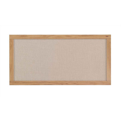 Marsh Burlap Fabric Covered Bulletin Boards - Oak Frame