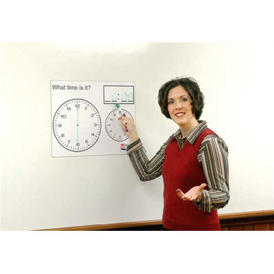Marsh Magnetic Dry-Erase Teaching Aides Mat - Grid Lines 40"H x 70"W x .1"D