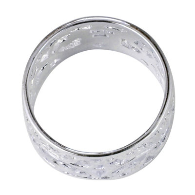 Palm Beach Jewelry Silver Filigree Band