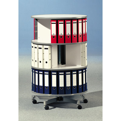 Empire Office Solutions Spin-N-File 3-Tier Rotary Binder Storage Carousel