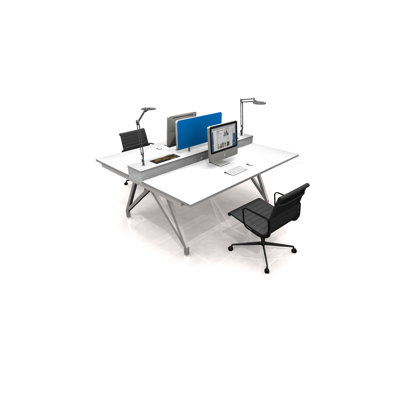 Scale 1:1 EYHOV Rise Double Workstation