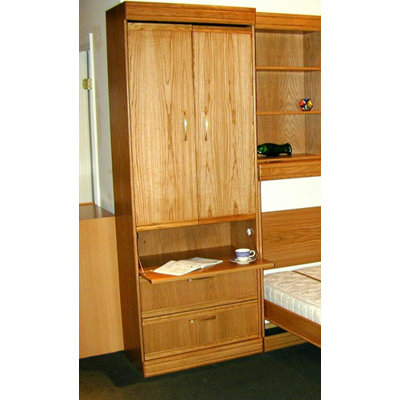 Click To Image : Contemporary Oak Guest Cabinet by Wallbeds Now