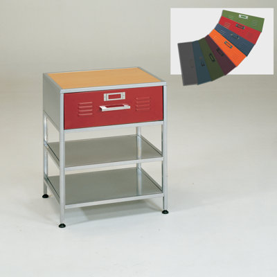 Elite Products Locker 1 Drawer Nightstand