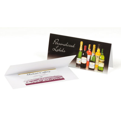 Signature Gifts Personalized Rose Wine Label