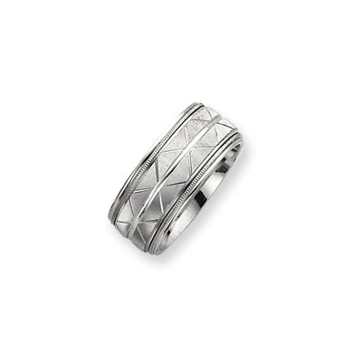 Sterling Silver Mens Spinning Band Ring