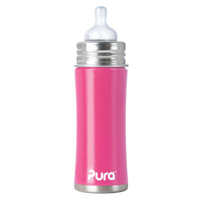 Pura Kiki Infant Bottle with Silicone Slow-flow Nipple