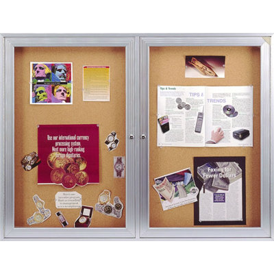 Ghent Concealed Lighting Bulletin Board