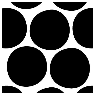 Avalisa Pattern - Big Dots Stretched Wall Art