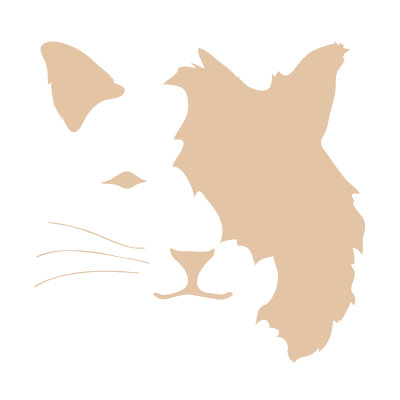 Avalisa Animal Face - Cat Stretched Wall Art