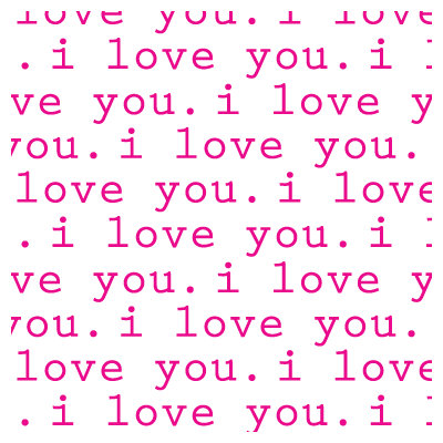 Avalisa Imagination - 'I Love You' Stretched Wall Art
