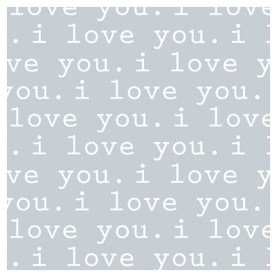 Avalisa Imagination - 'I Love You' Stretched Wall Art