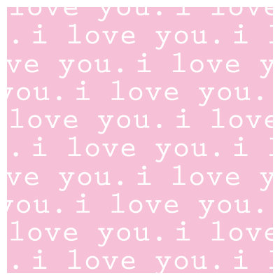 Avalisa Imagination - 'I Love You' Stretched Wall Art