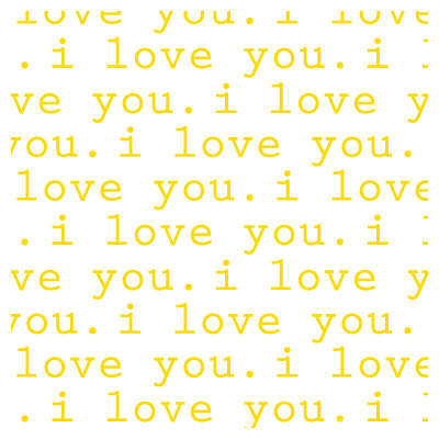 Avalisa Imagination - 'I Love You' Stretched Wall Art