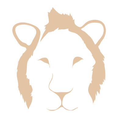 Avalisa Animal Face - Lion Stretched Wall Art