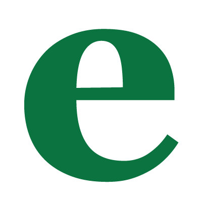 Avalisa Letter - Lower Case 'e' Stretched Wall Art