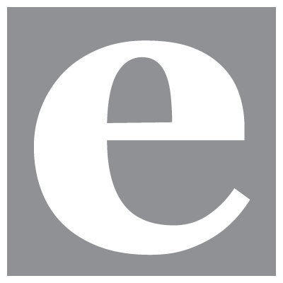 Avalisa Letter - Lower Case 'e' Stretched Wall Art