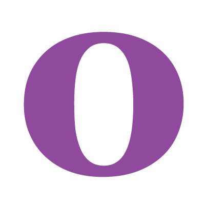 Avalisa Letter - Lower Case 'o' Stretched Wall Art