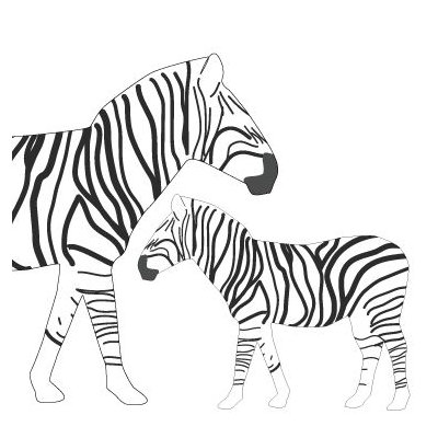 Avalisa Animal - Zebra Stretched Wall Art