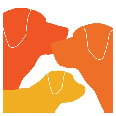 Avalisa Animal - Dog Family Stretched Wall Art