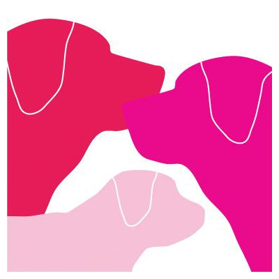 Avalisa Animal - Dog Family Stretched Wall Art