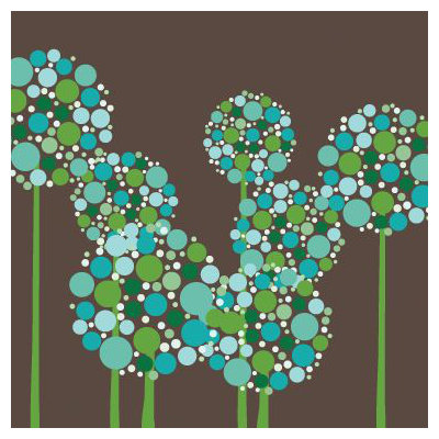 Avalisa Imagination - Allium Stretched Wall Art