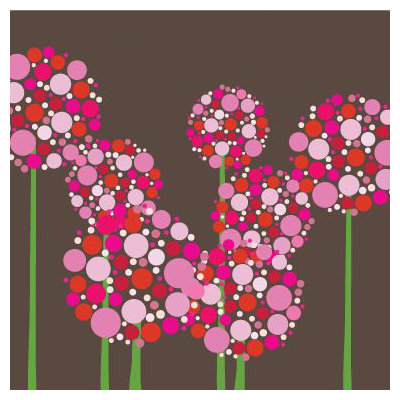 Avalisa Imagination - Allium Stretched Wall Art