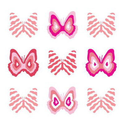Avalisa Imagination - Butterfly Group 1 Stretched Wall Art