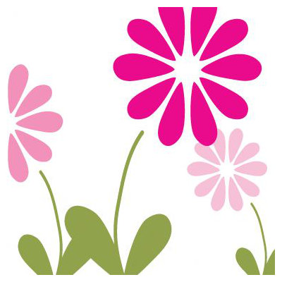 Avalisa Imagination - Simple Floral Stretched Wall Art