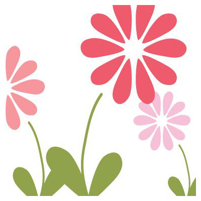 Avalisa Imagination - Simple Floral Stretched Wall Art