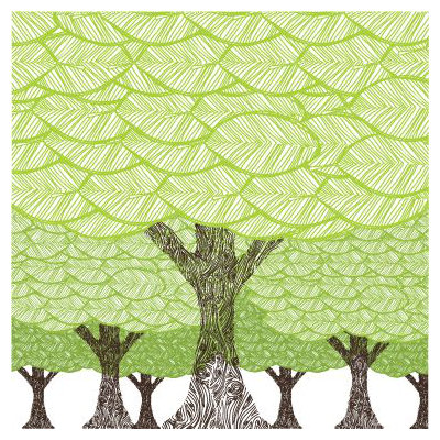 Avalisa Imagination - Forest Stretched Wall Art
