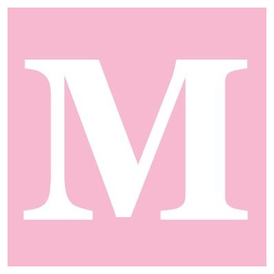 Avalisa Letter - Upper Case 'M' Stretched Wall Art