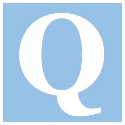 Avalisa Letter - Upper Case 'Q' Stretched Wall Art