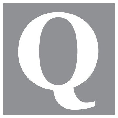 Avalisa Letter - Upper Case 'Q' Stretched Wall Art