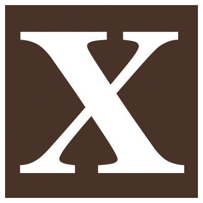 Avalisa Letter - Upper Case 'X' Stretched Wall Art