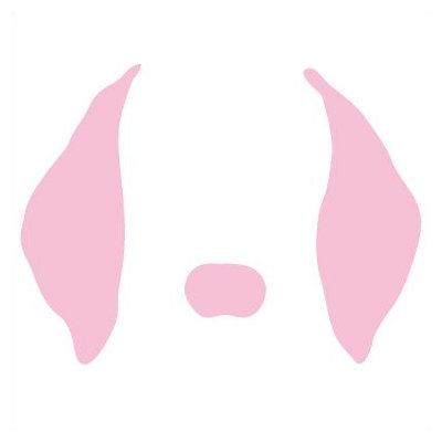 Avalisa Animal Face - Floppy Ears Stretched Wall Art