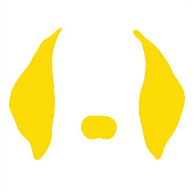 Avalisa Animal Face - Floppy Ears Stretched Wall Art