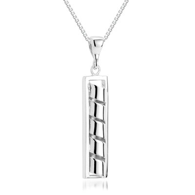 Oravo Unique Design Pendant Necklace in Sterling Silver